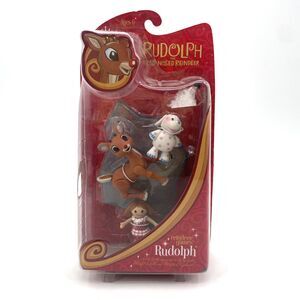 Forever Fun Rudolph Reindeer Games Iceberg Misfit Doll Elephant Figures #7725